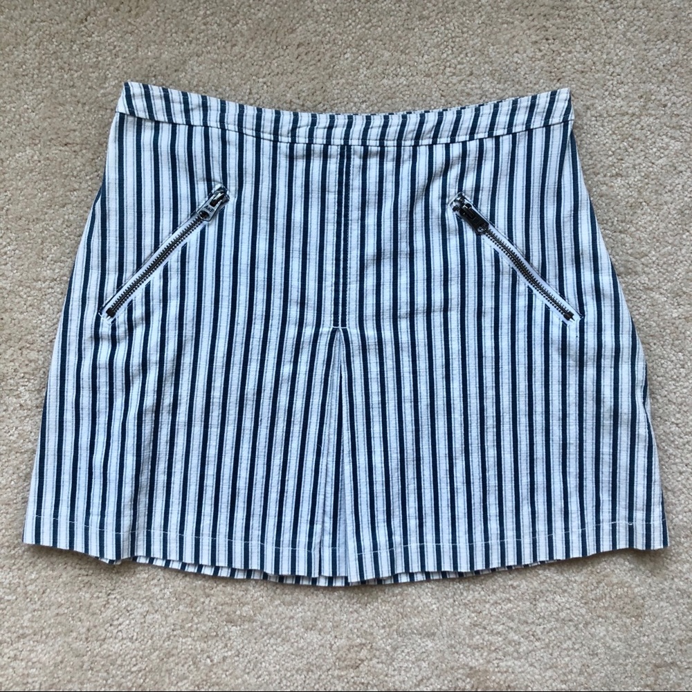 Abercrombie striped a-line skirt